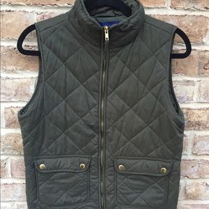 Green Quilted Vest